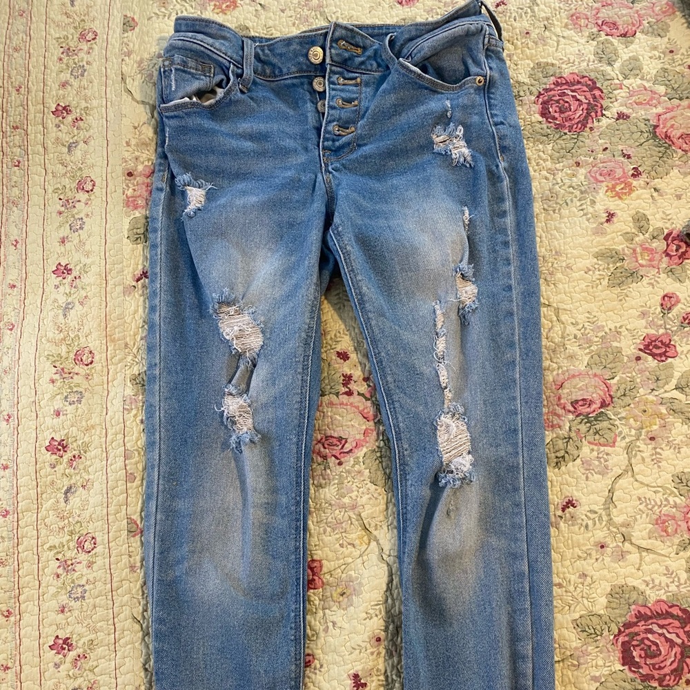 high waisted skinny jeans